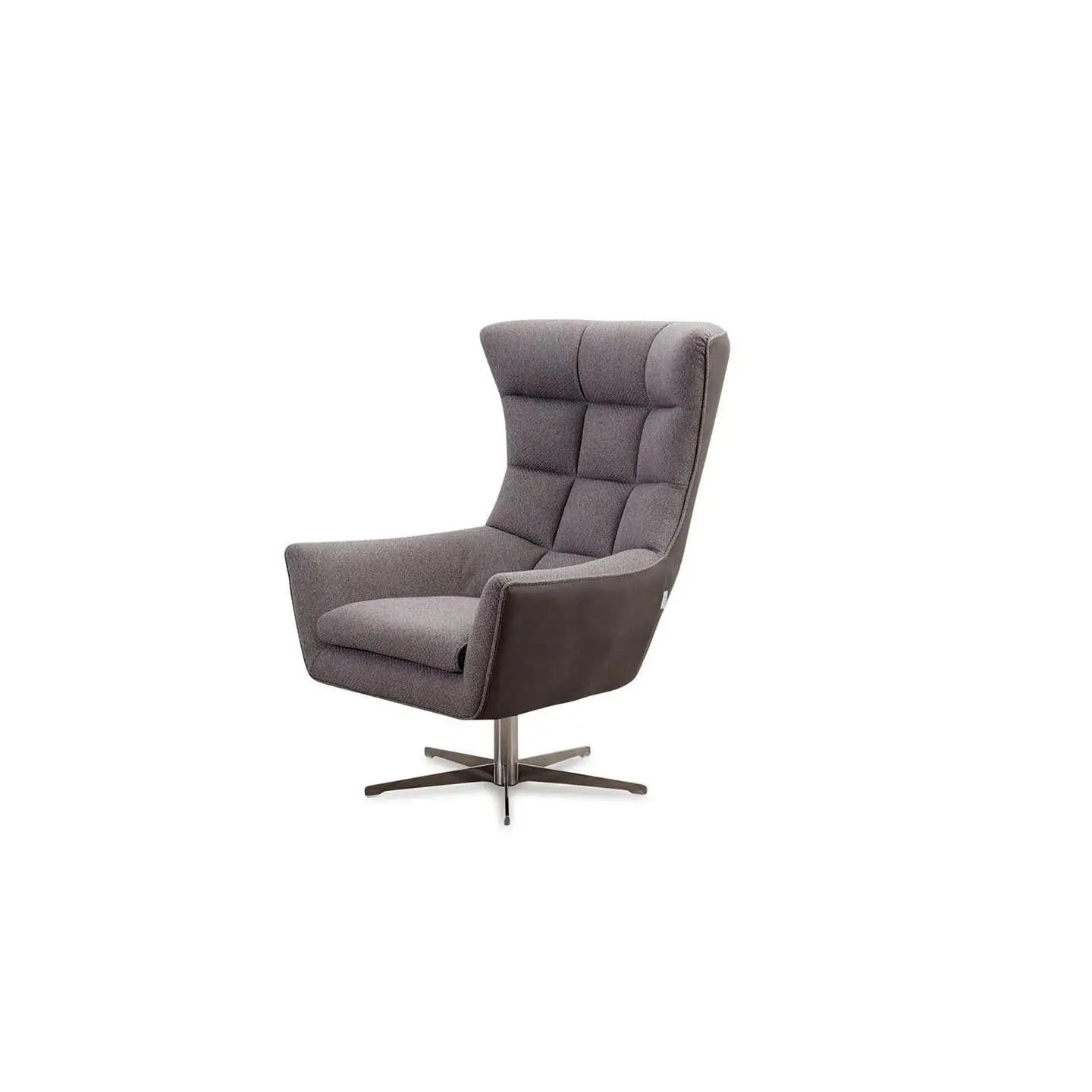 Sessel JACOB in Leder Nouveau und Stoff Bentley - Sessel Leder