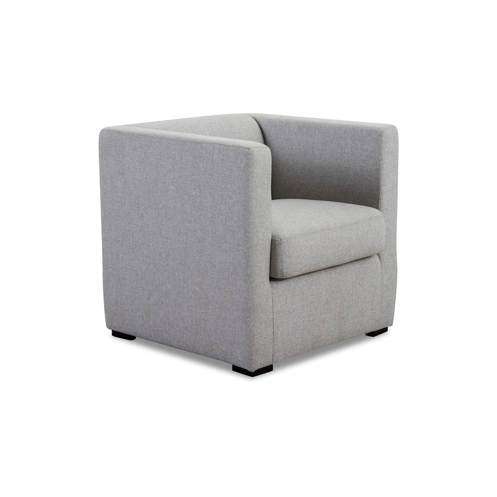 Sessel Lido in Stoff grau - Sessel Stoff