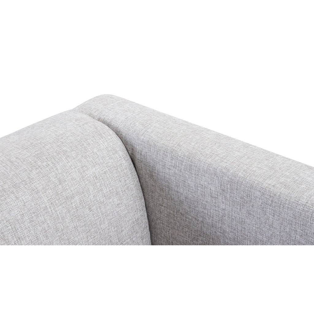 Sessel Lido in Stoff grau - Sessel Stoff