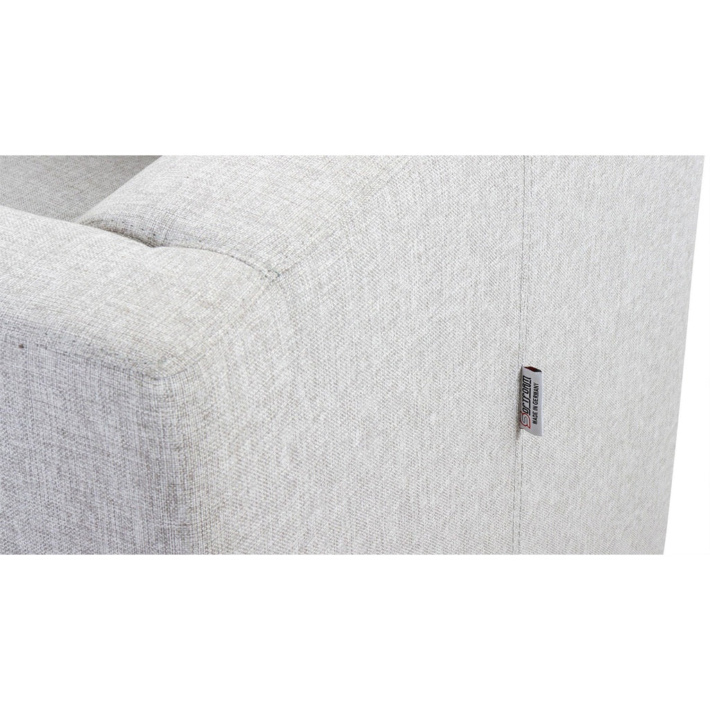 Sessel Lido in Stoff grau - Sessel Stoff