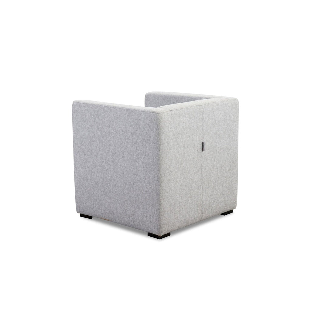 Sessel Lido in Stoff grau - Sessel Stoff