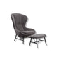 Sessel QUEEN in Stoff Taranto grau - Sessel Stoff
