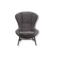 Sessel QUEEN in Stoff Taranto grau - Sessel Stoff