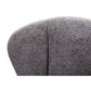 Sessel QUEEN in Stoff Taranto grau - Sessel Stoff