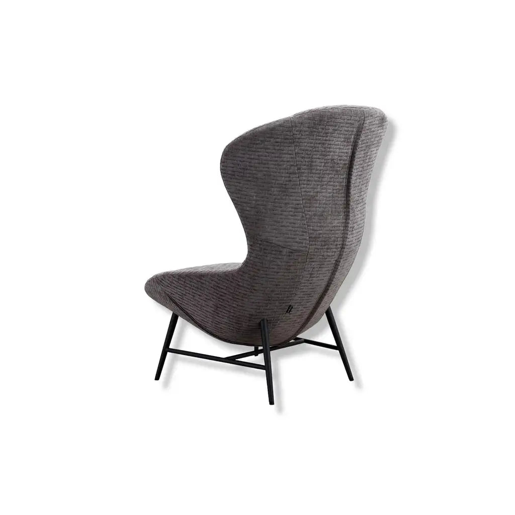 Sessel QUEEN in Stoff Taranto grau - Sessel Stoff
