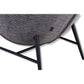 Sessel QUEEN in Stoff Taranto grau - Sessel Stoff