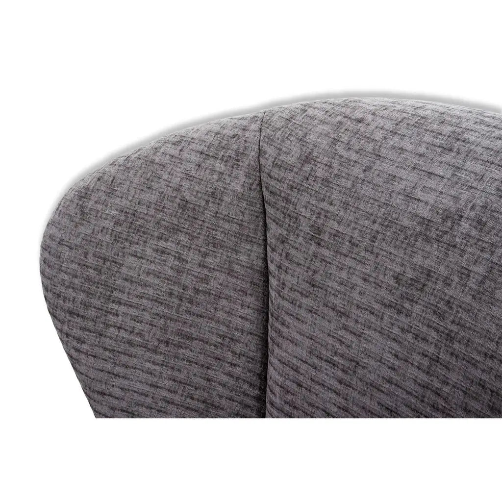 Sessel QUEEN in Stoff Taranto grau - Sessel Stoff