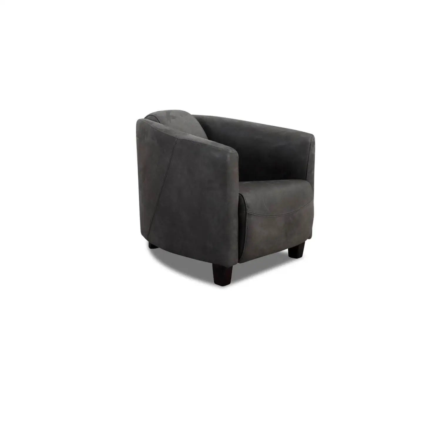 Sessel ROCKET in Leder Kenia - anthracite - Sessel Leder