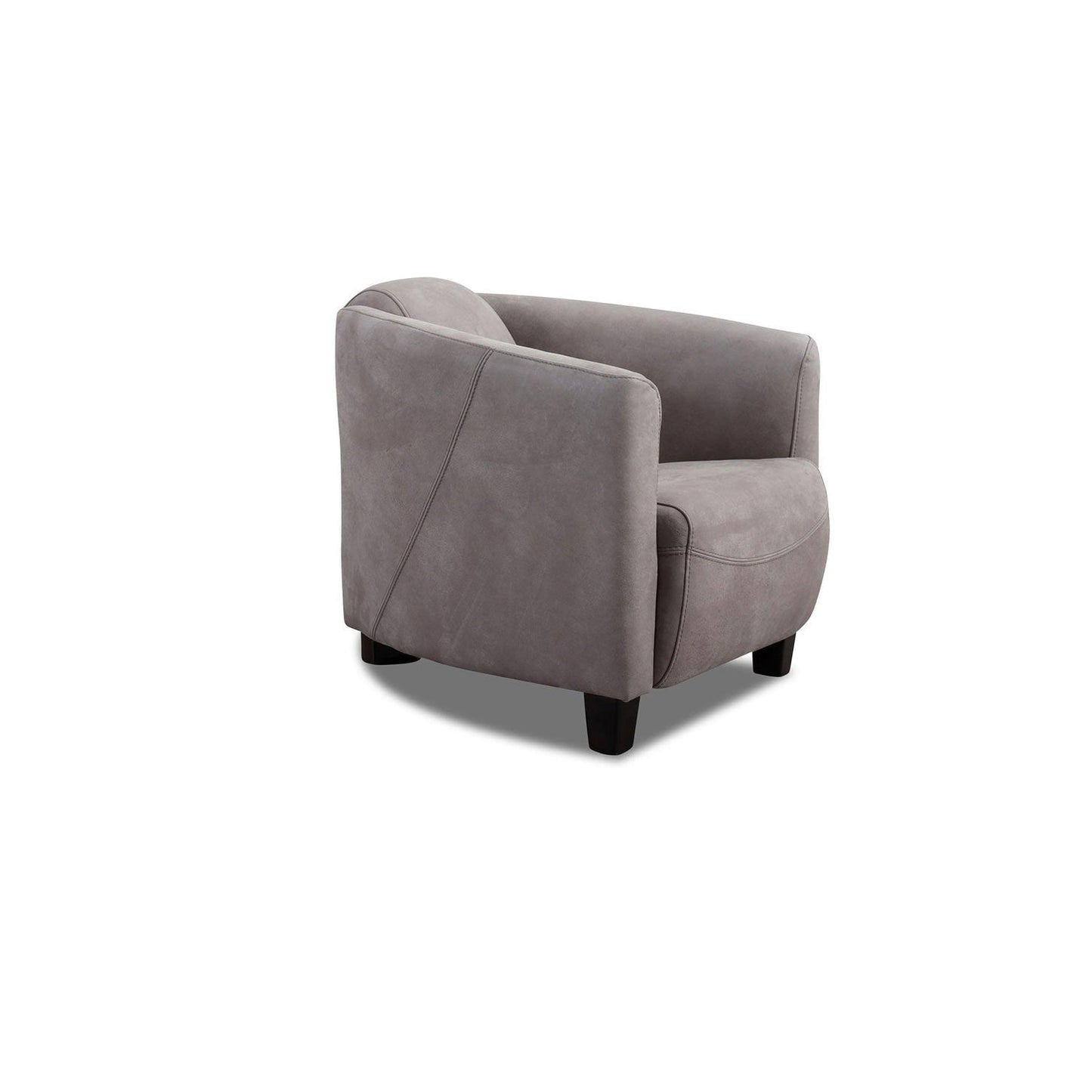 Sessel ROCKET in Leder Kenia - grey - Sessel Leder