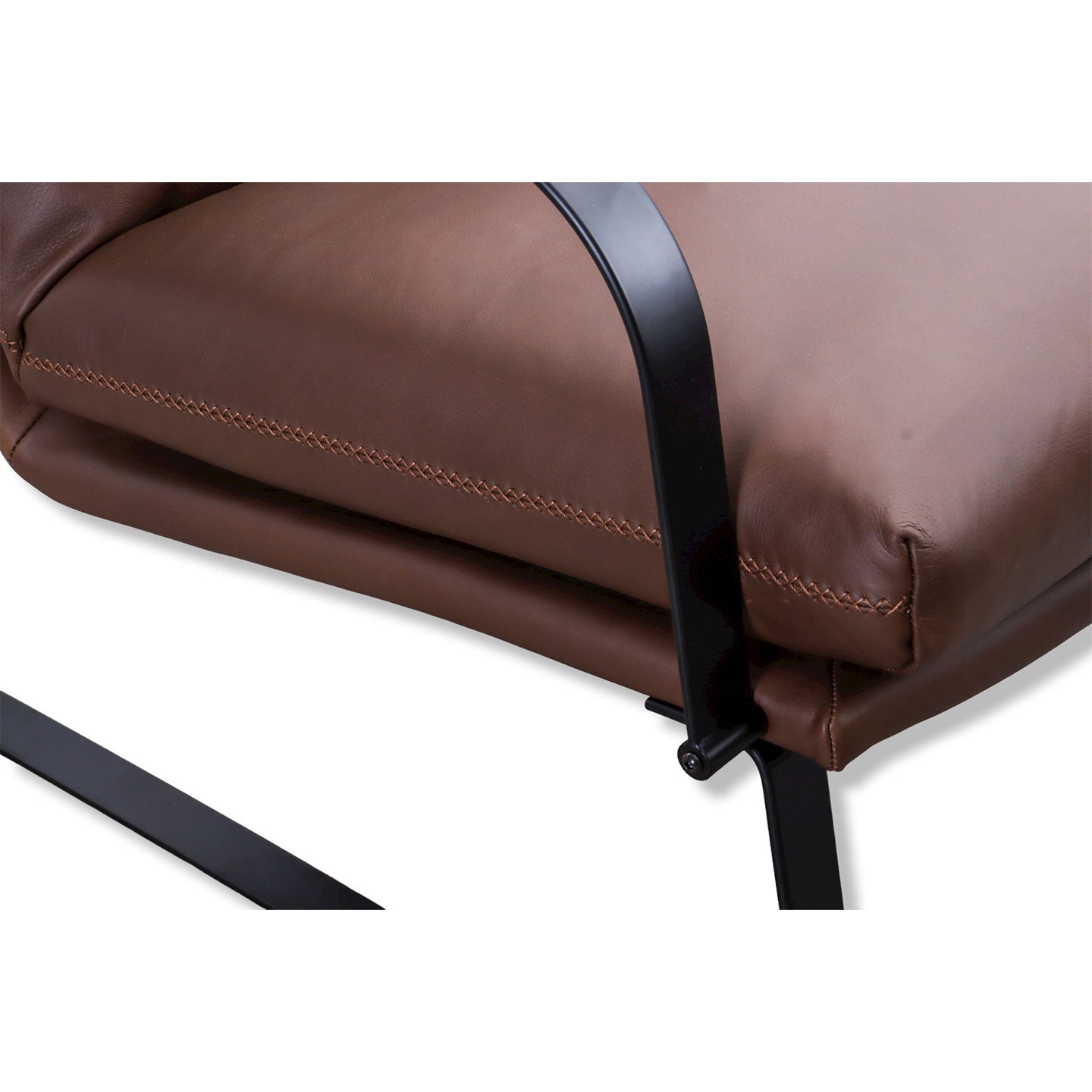 Sessel SHABBY in Leder Western chestnut - Sessel Leder