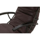 Sessel TIBERIUS in Leder Vergilius dark chocolate - Sessel Leder