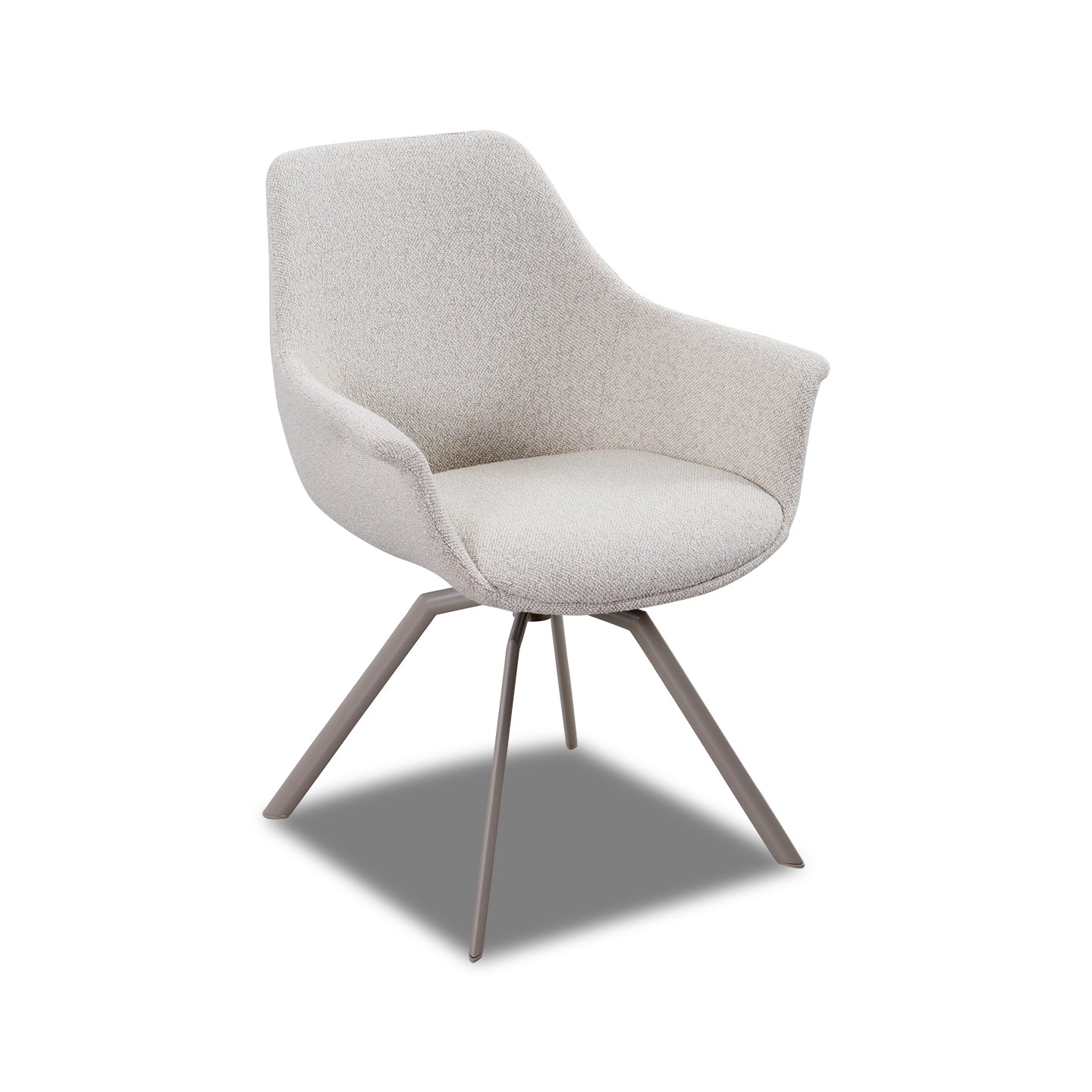 Stuhl NIKA mit Armlehnen 2er Set in Stoff Manhattan - Sitzdesign