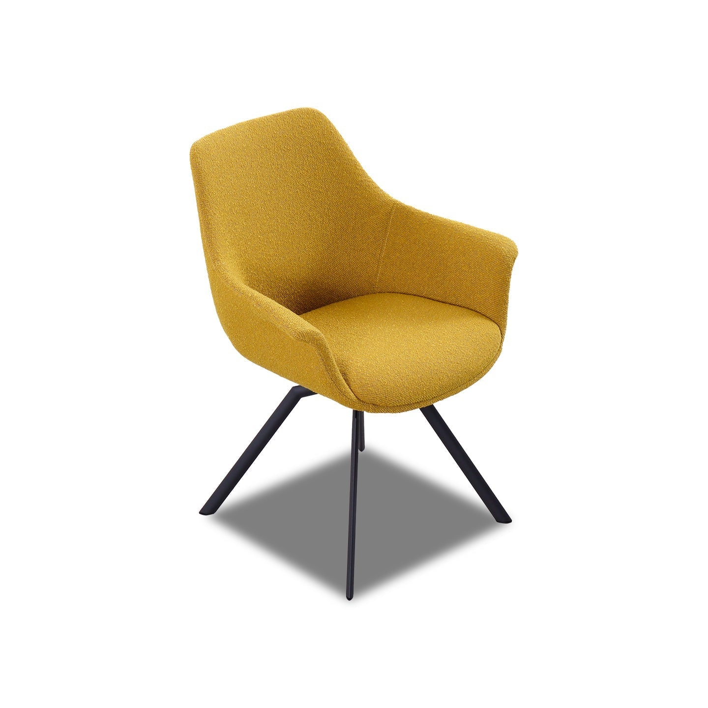 Stuhl NIKA mit Armlehnen 2er Set in Stoff Manhattan - Sitzdesign