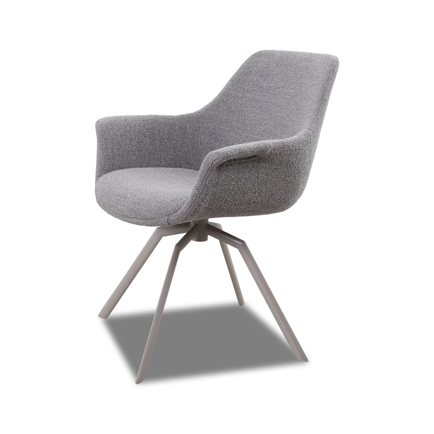 Stuhl NIKA mit Armlehnen 2er Set in Stoff Manhattan - Sitzdesign