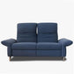 Sofa 15293 Emotions in Stoff R66 blau - Sofa Stoff