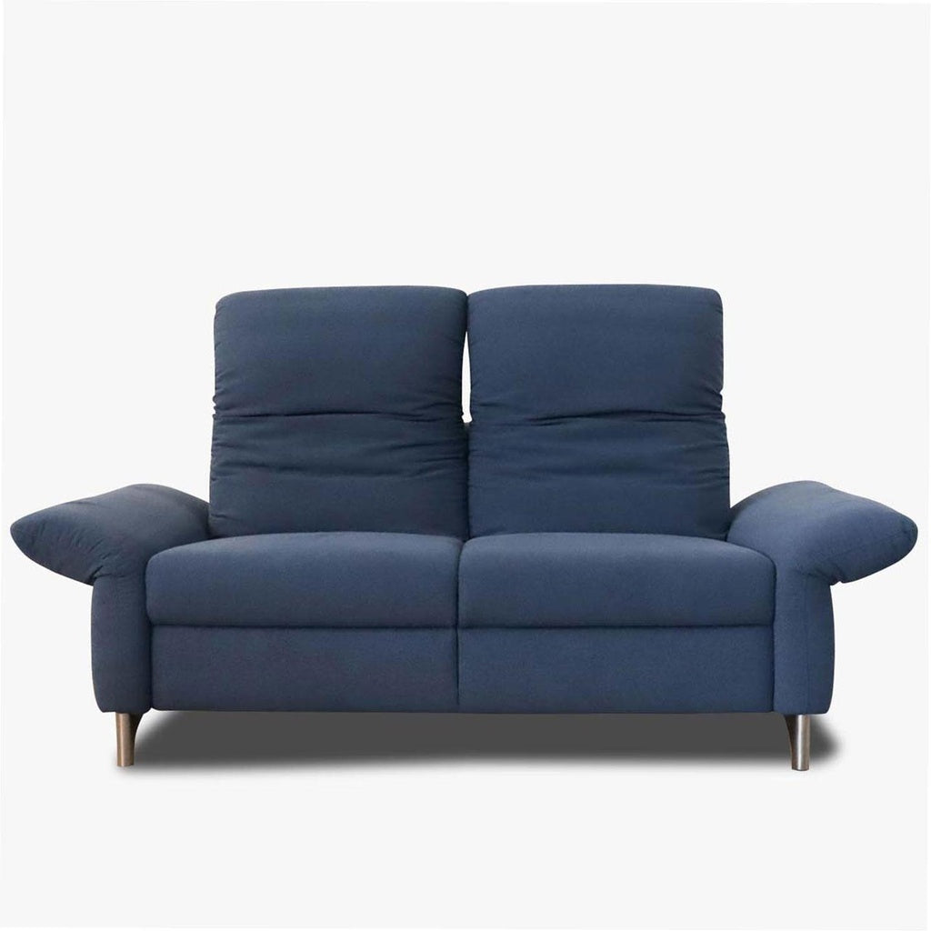 Sofa 15293 Emotions in Stoff R66 blau - Sofa Stoff