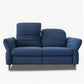 Sofa 15293 Emotions in Stoff R66 blau - Sofa Stoff