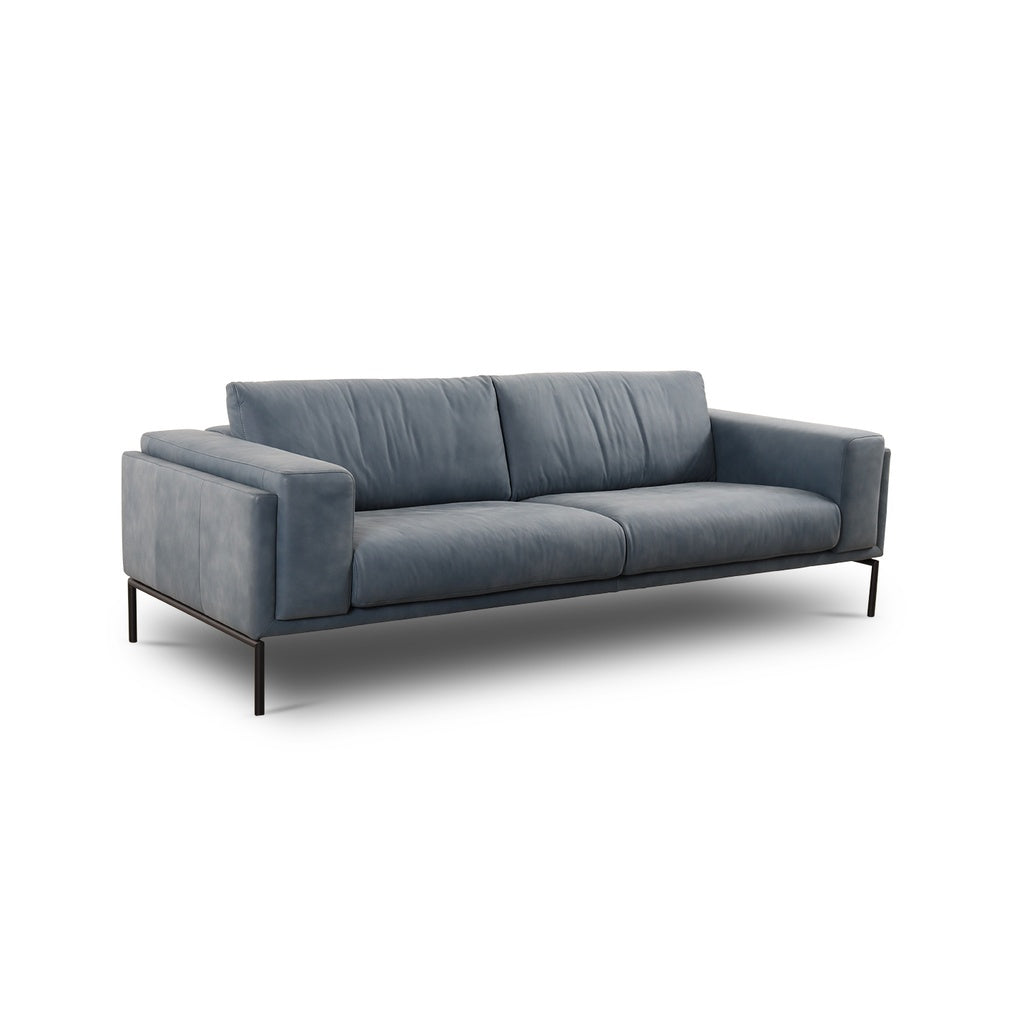 Sofa 23668 PIERRE in Leder Z78 navy - Sitzdesign
