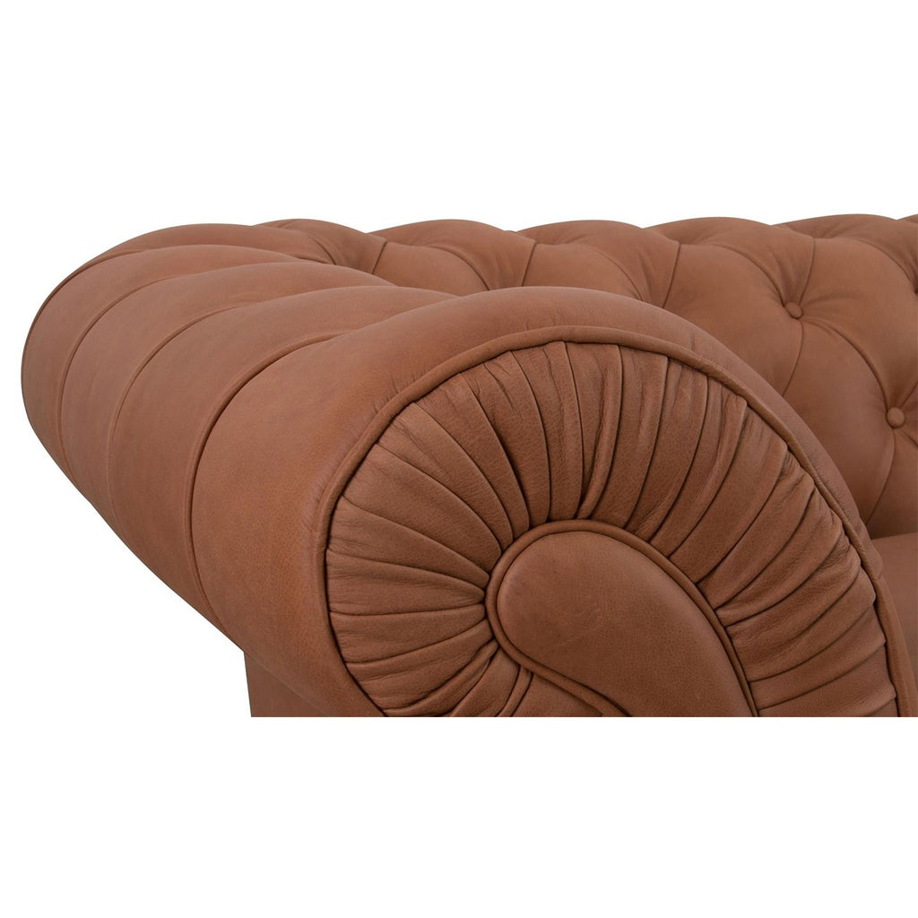 Sofa Chester in Leder Rancho cognac - Sitzdesign
