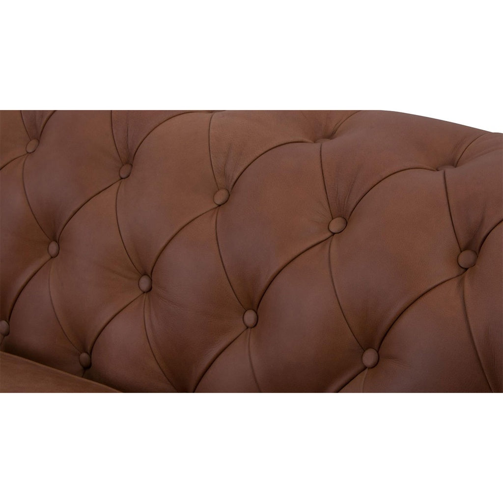 Sofa Chester in Leder Rancho cognac - Sitzdesign