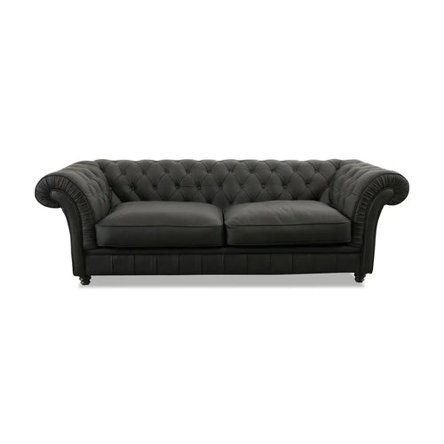 Bild 1 in Galerieansicht laden. Sofa Chester in Leder Rancho moro - Sitzdesign