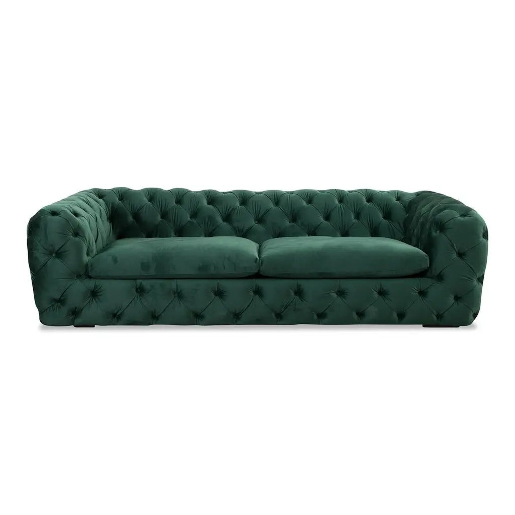 Sofa Chester Pluto in Stoff Amsterdam dunkelgrün - Sitzdesign