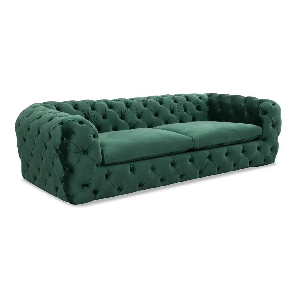 Sofa Chester Pluto in Stoff Amsterdam dunkelgrün - Sitzdesign