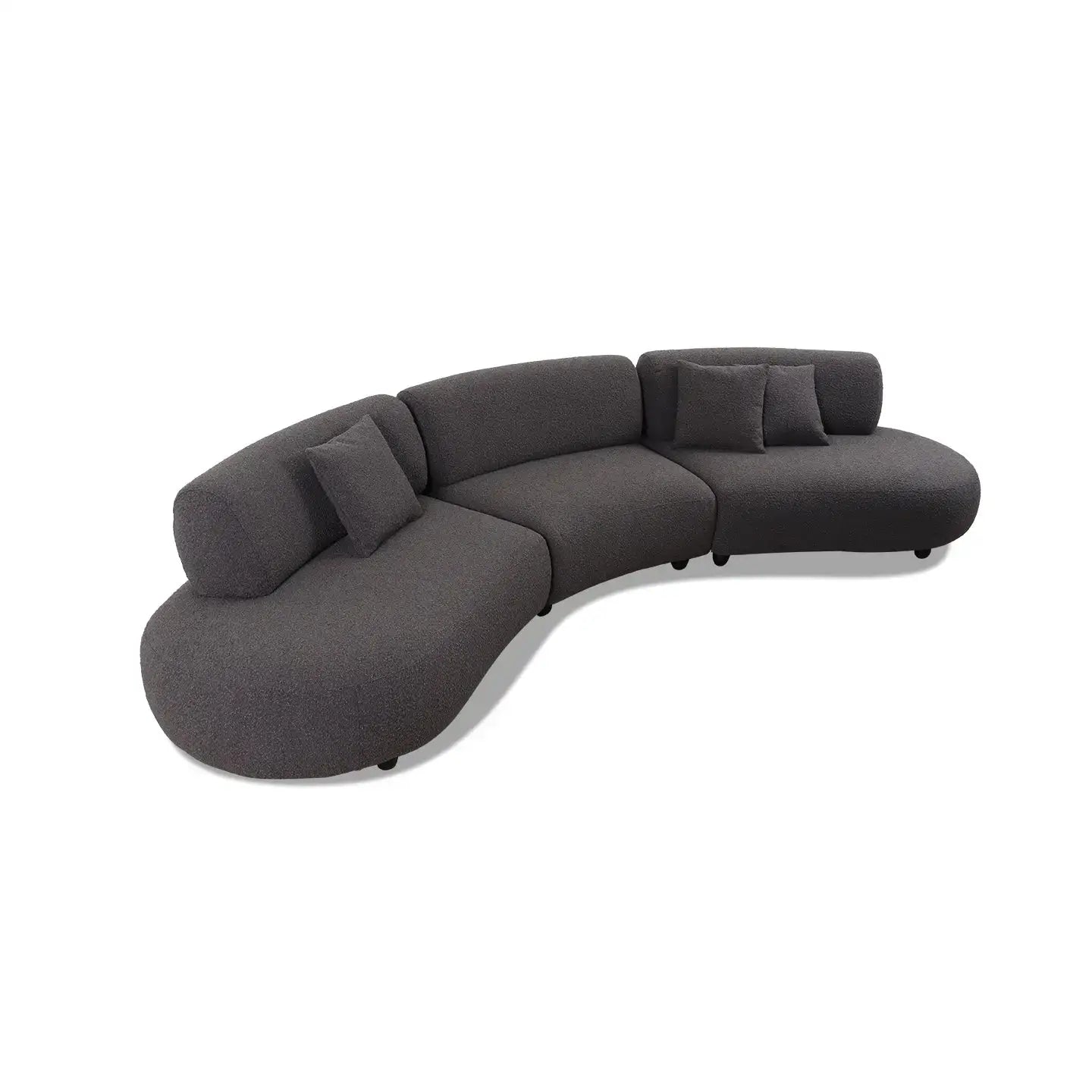 Sofa ISLAND in Stoff Legend mocca - Sitzdesign