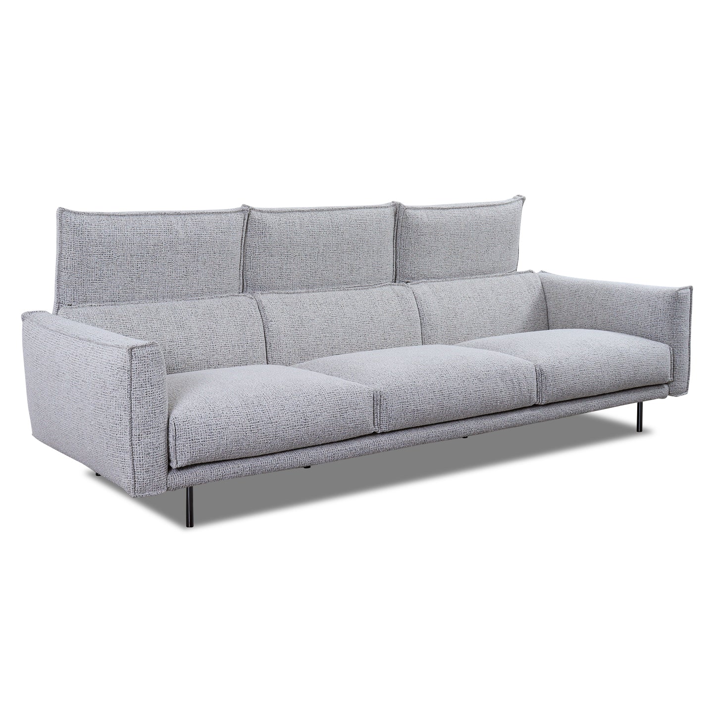 Sofa REVIVE in Stoff Catra Collection 80 hellgrau - Sofa Stoff