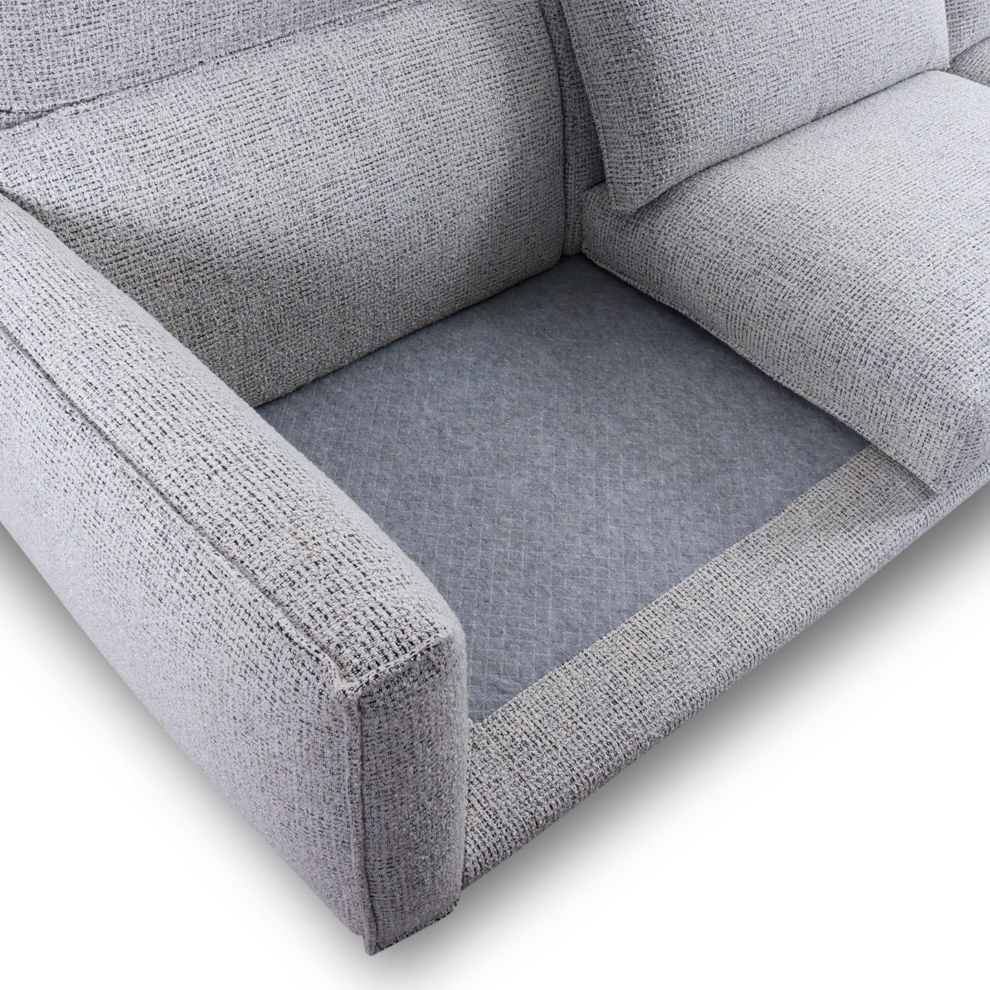 Sofa REVIVE in Stoff Catra Collection 80 hellgrau - Sofa Stoff