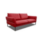 Sofagarnitur 7260 CAMEO in Leder Bronco chianti - Sitzdesign
