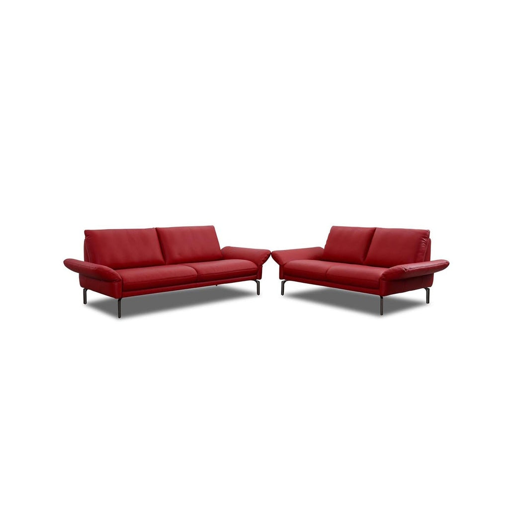 Sofagarnitur 7260 CAMEO in Leder Bronco chianti - Sitzdesign