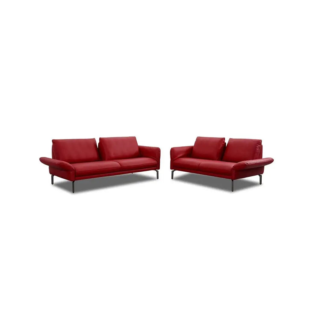 Sofagarnitur 7260 CAMEO in Leder Bronco chianti - Sitzdesign