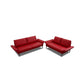Sofagarnitur 7260 CAMEO in Leder Bronco chianti - Sitzdesign