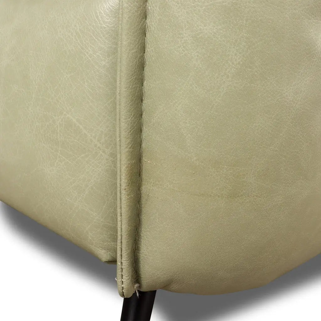 Sofagarnitur MR2340 in Leder Z74 green tea - Sitzdesign