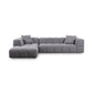 Ecksofa BUBBLE in Stoff Manhattan - Taupe / vorstehend links - Ecksofa Stoff