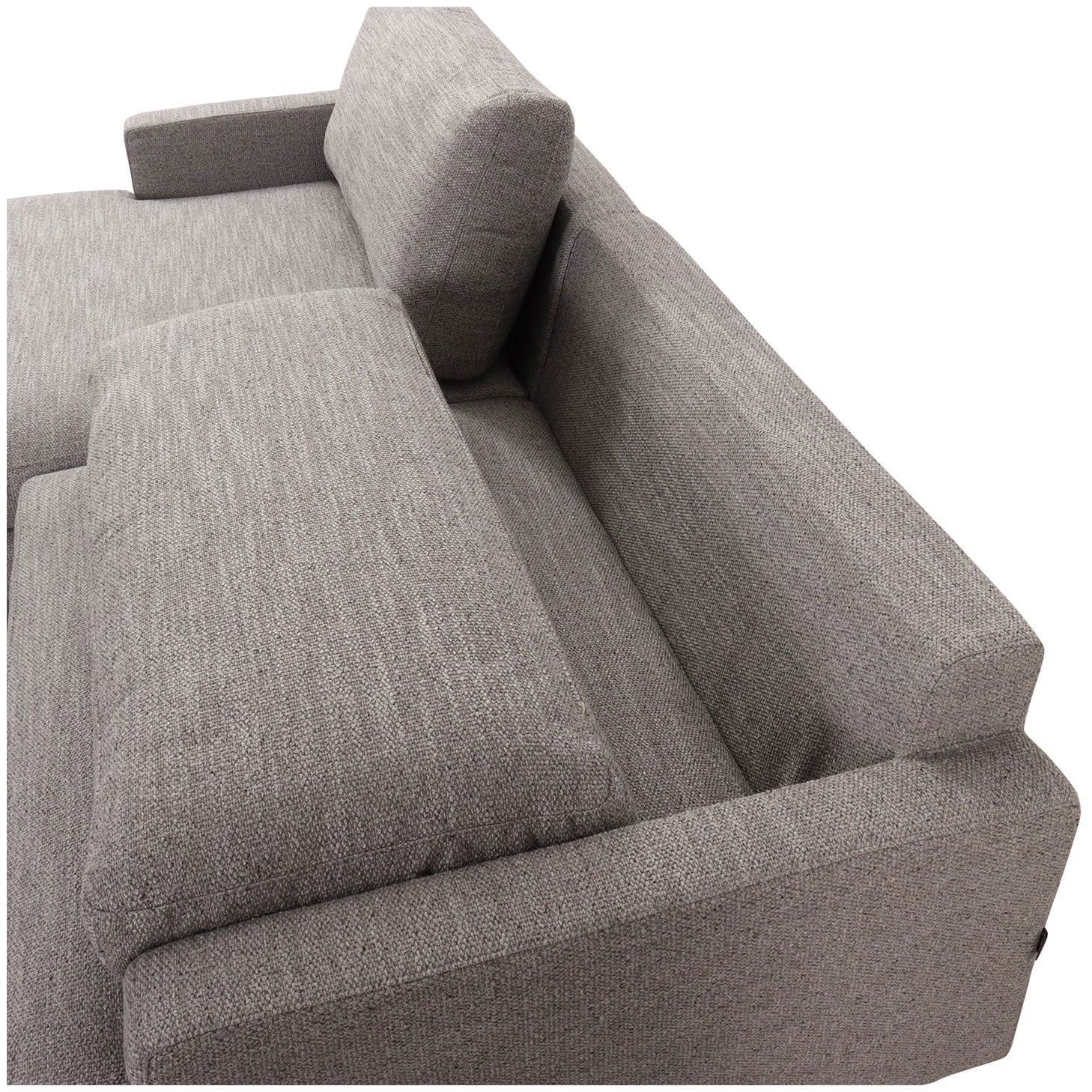 Ecksofa Plateia Stoff Levana platin - Ecksofa Stoff