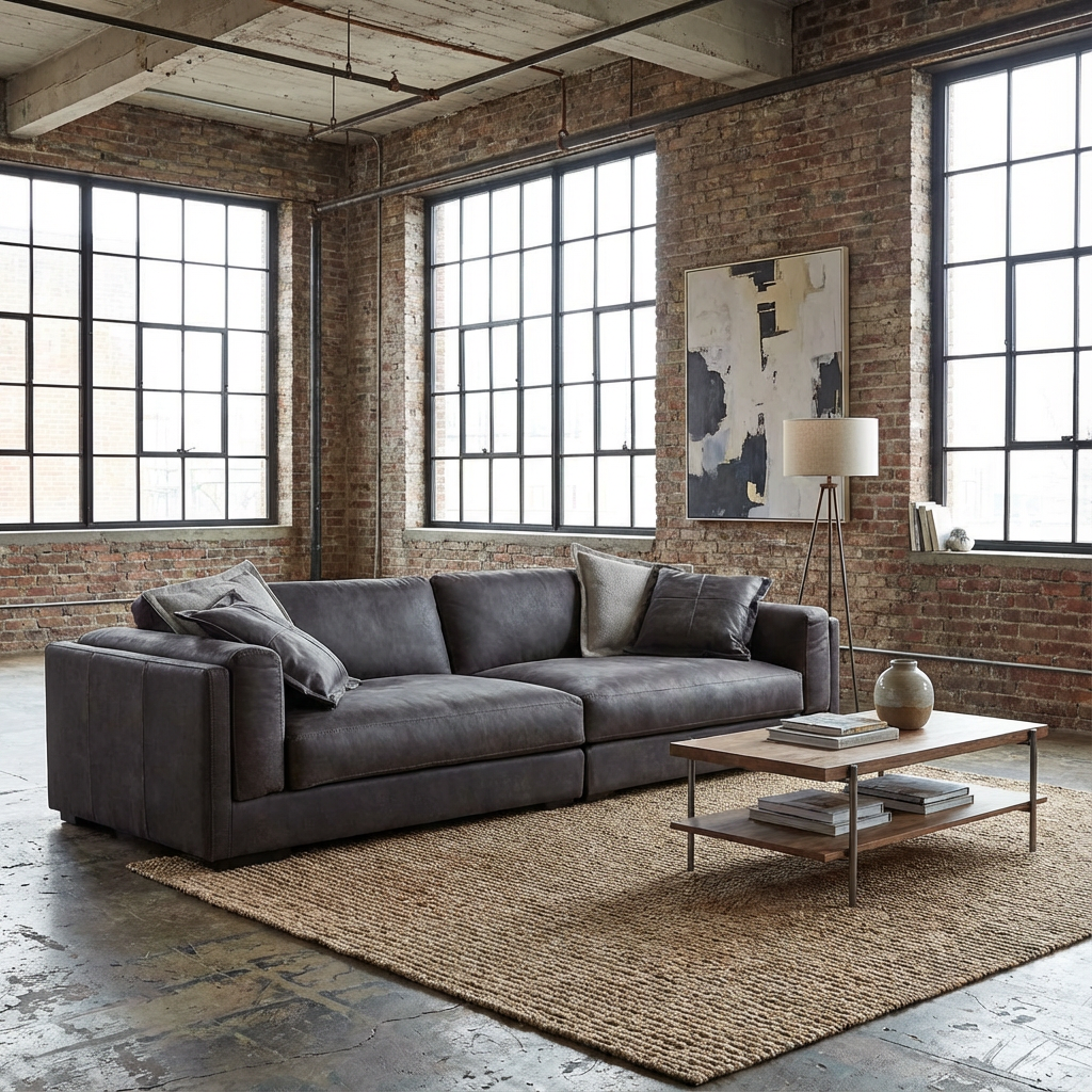 Softform Maxx XXL Big Sofa in Leder Kenia konfigurierbar - Sofa Leder