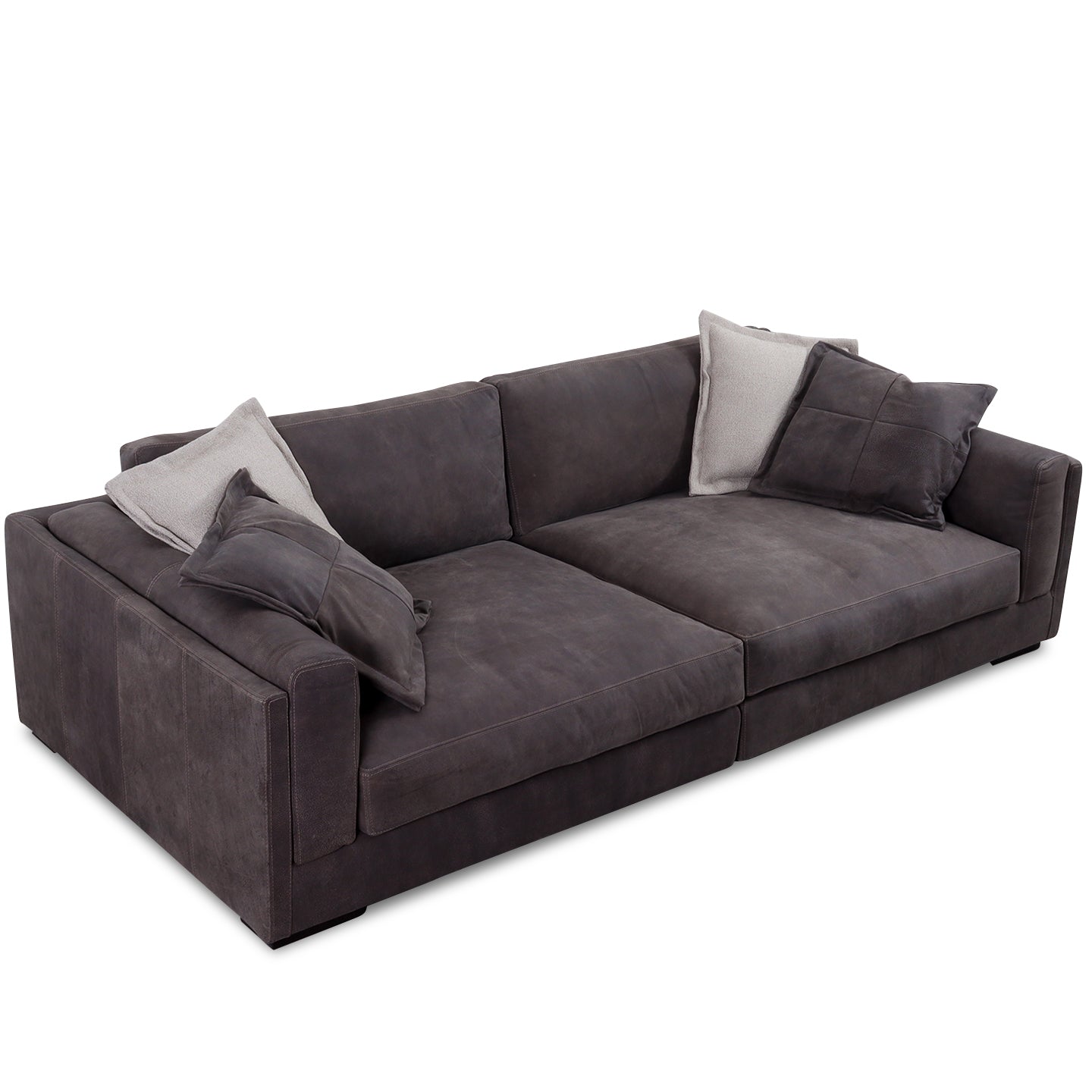 XXL Big Sofa Maxx in Leder Congo moro - Sofa Leder