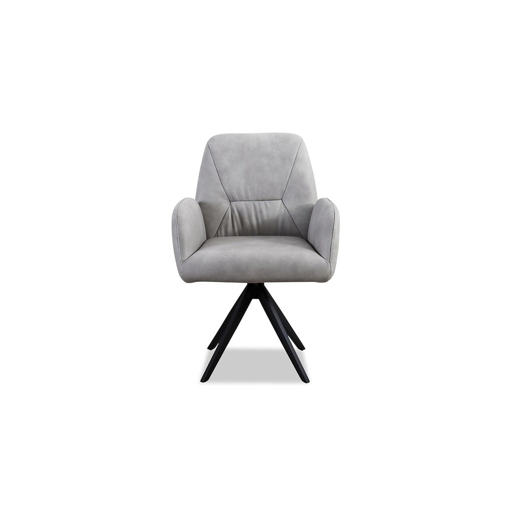 Stuhl 11620 OLE in Leder Z69 - light grey - Stuhl Leder