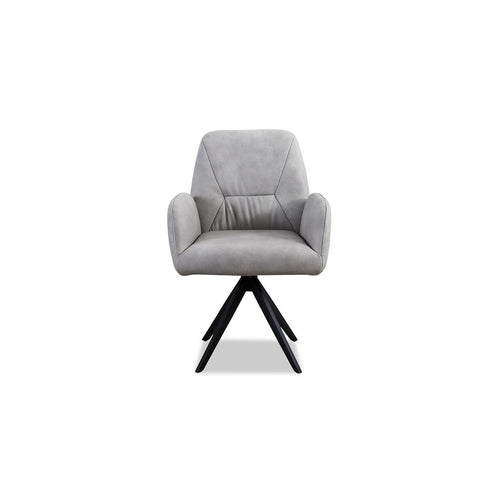 Bild 1 in Galerieansicht laden. Stuhl 11620 OLE in Leder Z69 - light grey - Stuhl Leder