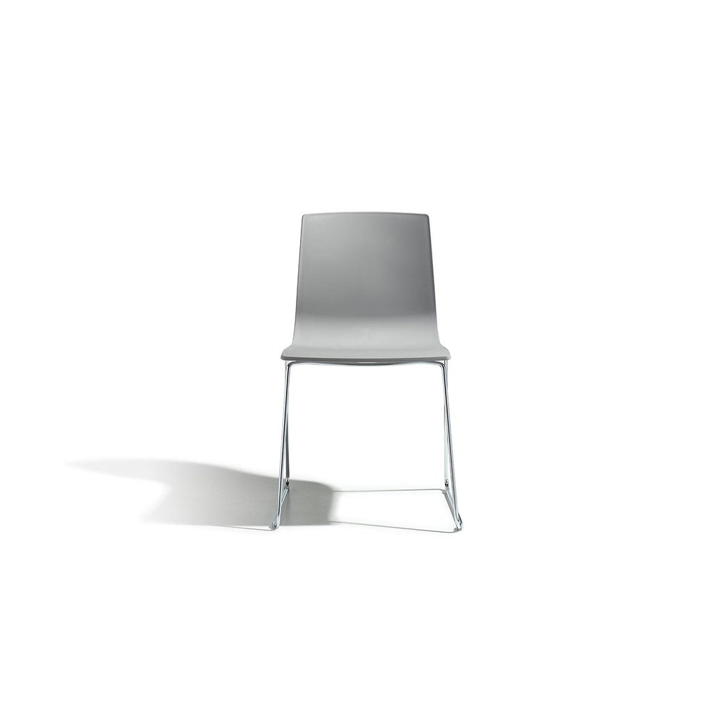 Stuhl Alice Sledge 2677 2er Set - light grey - Stuhl Kunststoff