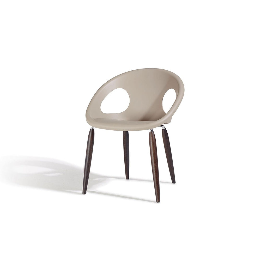 Stuhl Natural Drop 2826 2er Set - dove grey - Stuhl Kunststoff