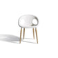 Stuhl Natural Drop 2826 2er Set - linen - Stuhl Kunststoff
