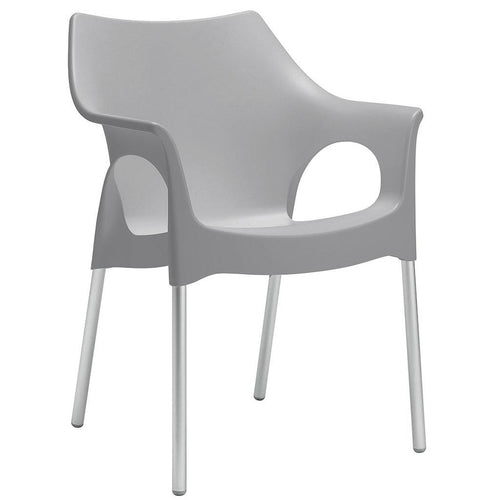 Bild 1 in Galerieansicht laden. Stuhl Ola 4er Set - light grey - Stuhl Kunststoff