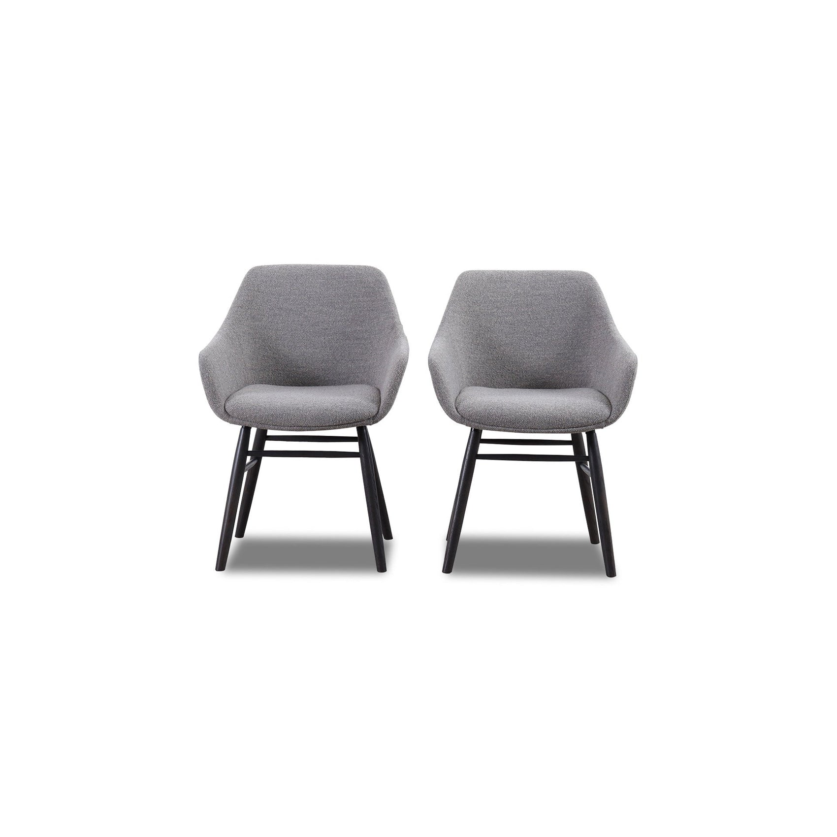Stuhl PAUL 2er Set in Stoff Manhattan - Sitzdesign