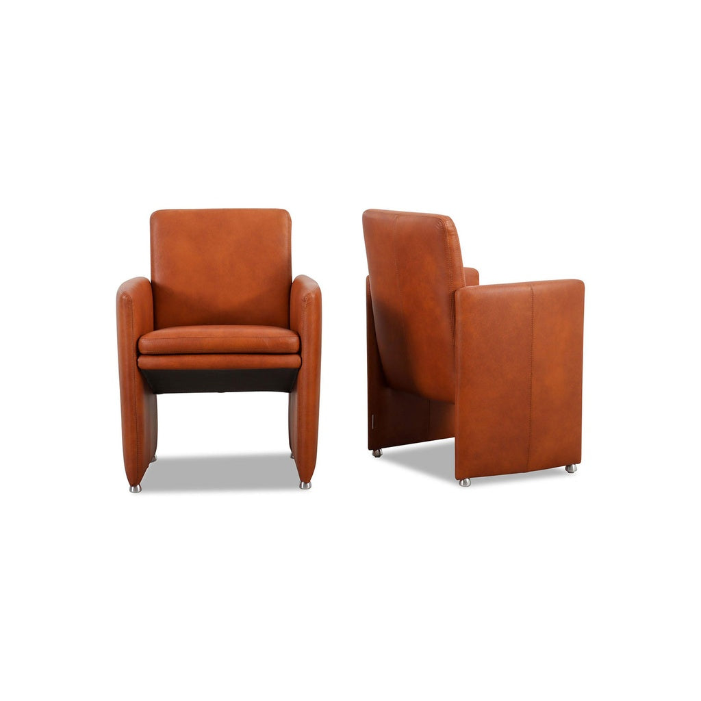 Stuhl-Sessel 10600 RIALTO in Leder Z69 - cognac - Stuhl Leder
