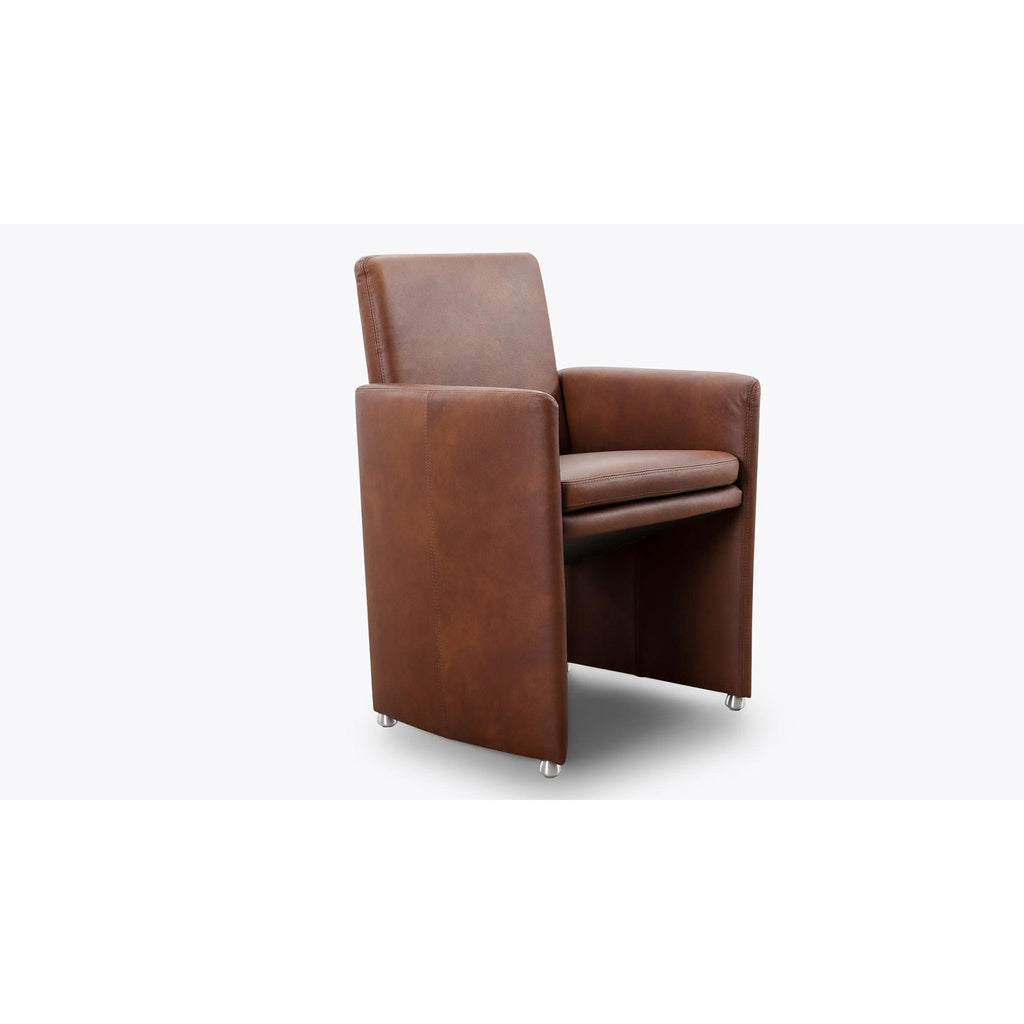 Stuhl-Sessel 10600 RIALTO in Leder Z69 - tobacco - Stuhl Leder