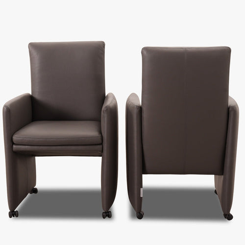 Bild 1 in Galerieansicht laden. Stuhl-Sessel 10600 RIALTO MH in Leder Z73 - graphite - Stuhl Leder