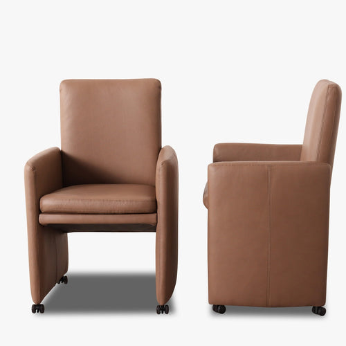 Bild 1 in Galerieansicht laden. Stuhl-Sessel 10600 RIALTO MH in Leder Z73 - terra - Stuhl Leder